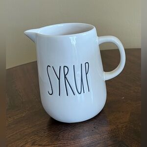 Rae Dunn SYRUP pitcher